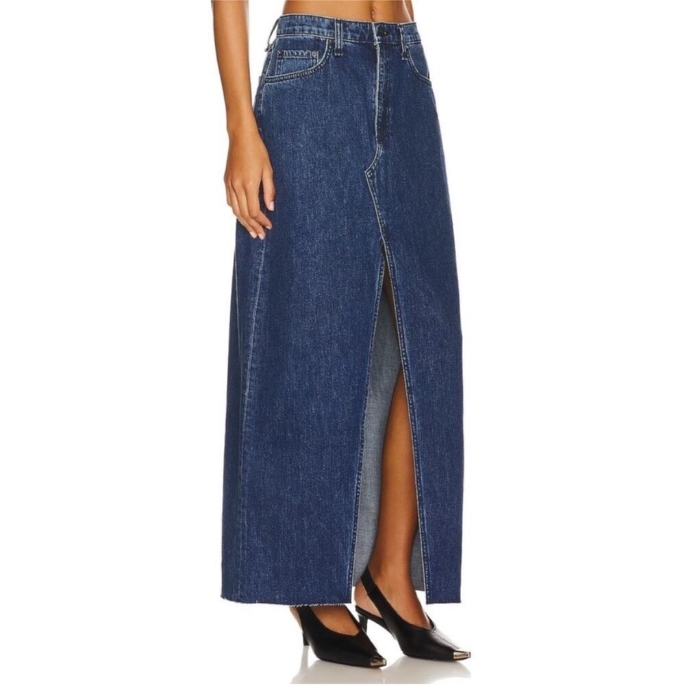 rag & bone Avery Denim Maxi Skirt